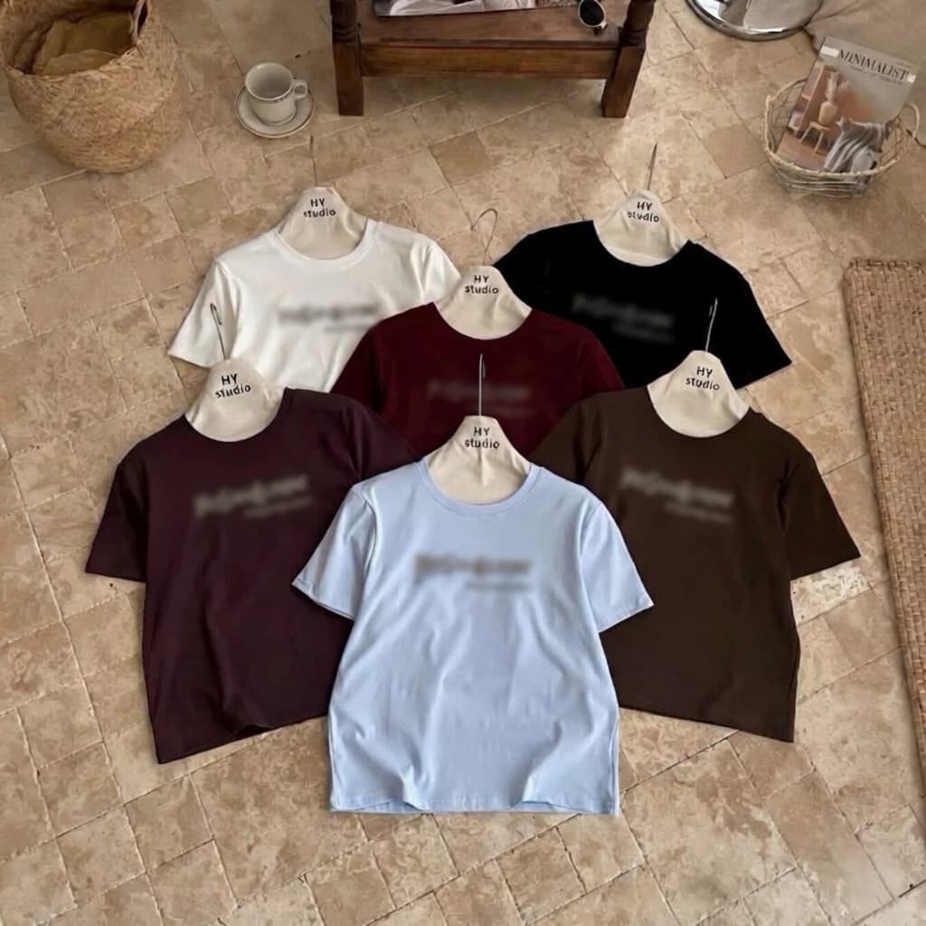 👕 Áo Thun Co Giãn 4 Chiều - Áo Phông Cổ Tròn Basic Nữ Form Rộng