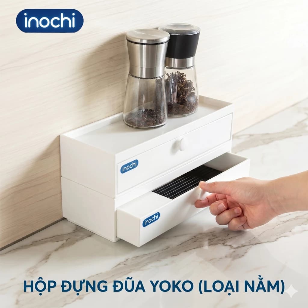 INOCHI Hộp đựng đũa Yoko (loại nằm) mang tới cho không gian sống vẻ đẹp tinh tế, gọn gàng hơn