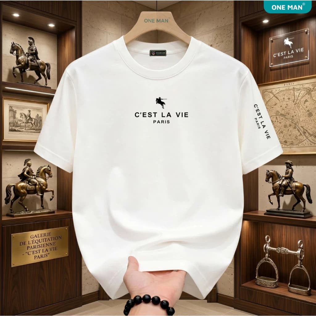 Áo thun nam nữ cổ tròn cotton 100% cao cấp ONE MAN mềm mát phong cách boy phố thể thao cá tính form rộng AP405