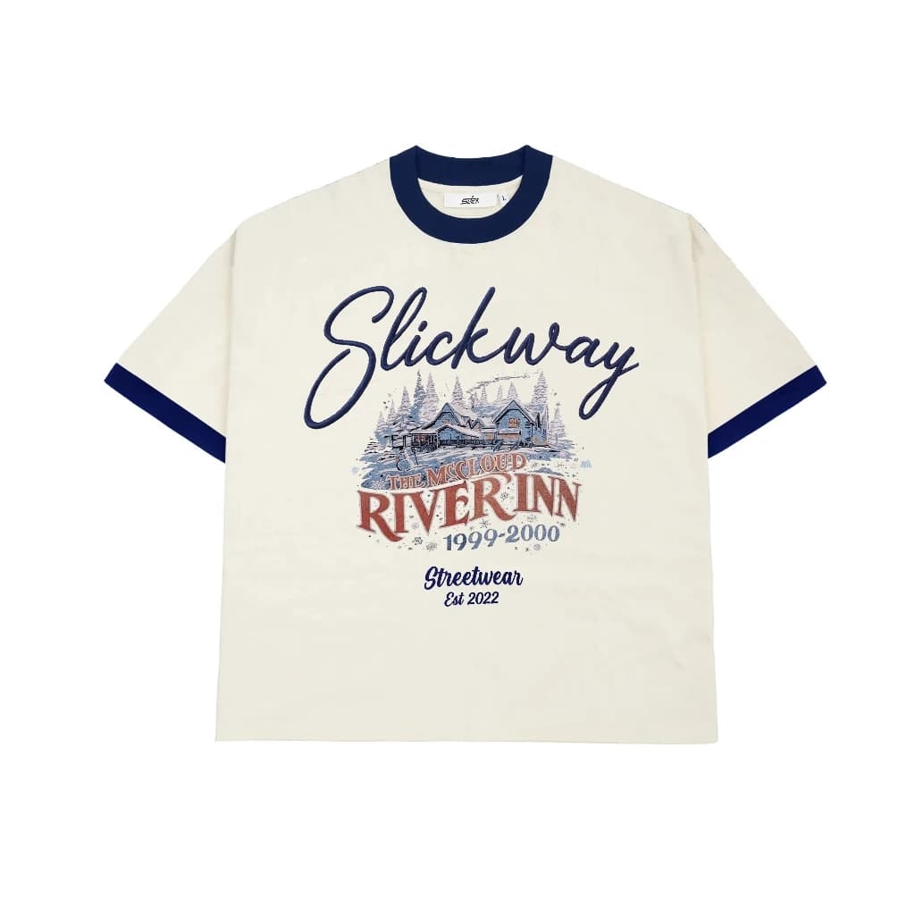 SLICK - Áo Thun Form Big Boxy "SNOWKAST" Cotton 100% - Local Brand THE SLICK WAY UNISEX