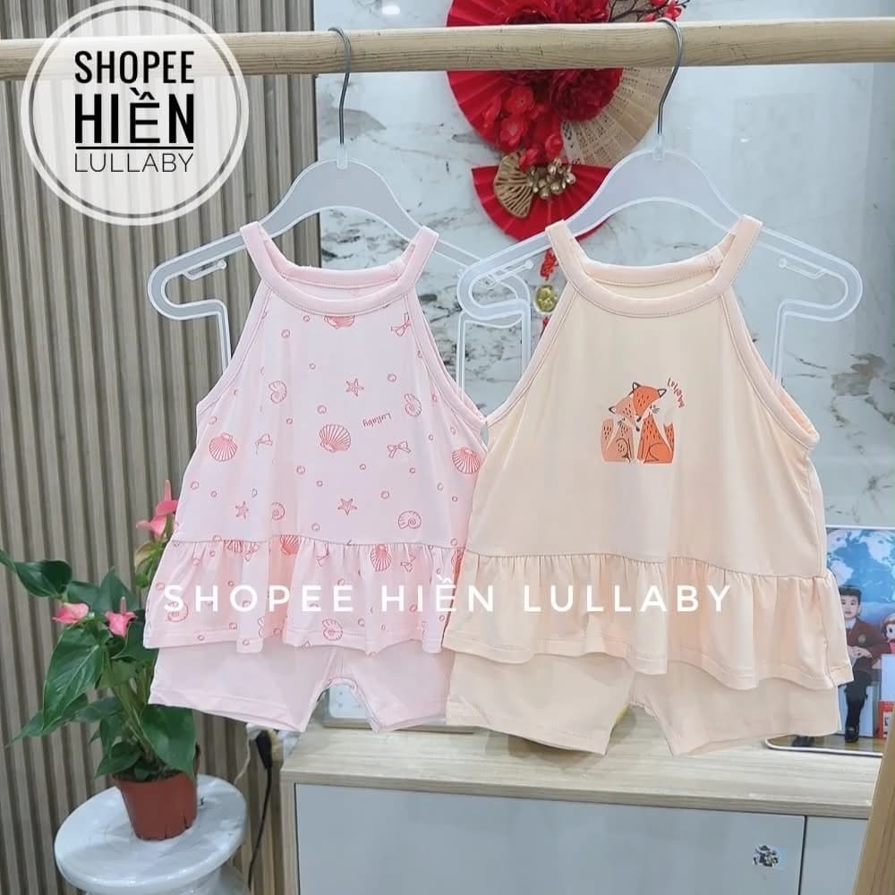 [Lullaby/Chính Hãng] Bộ hai dây Lullaby chất sợi tre cho bé gái size 12 tháng  - 4 tuổi
