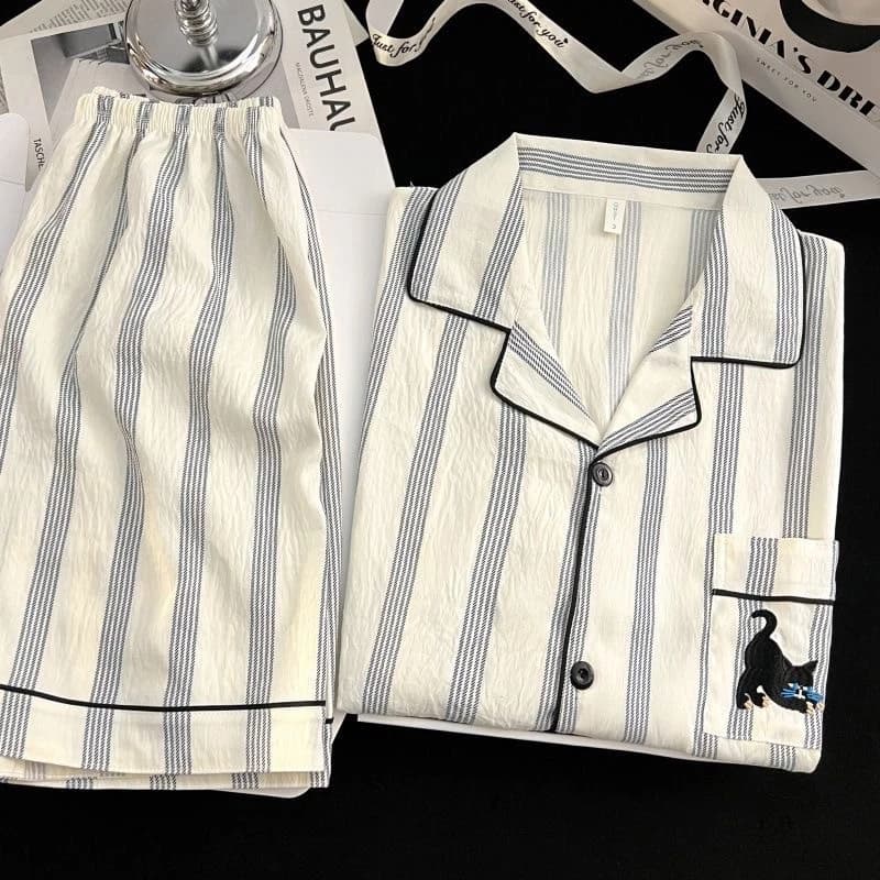 [Sẵn] Bộ ngủ nữ pyjama cộc tay nhiều hoạ tiết dễ thương mặc nhà bốn mùa 511