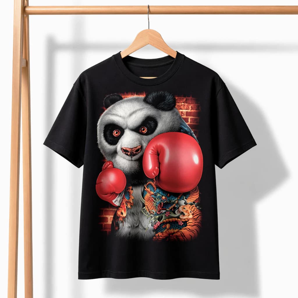 ÁO THUN 3D GẤU BOXING 33-70kg