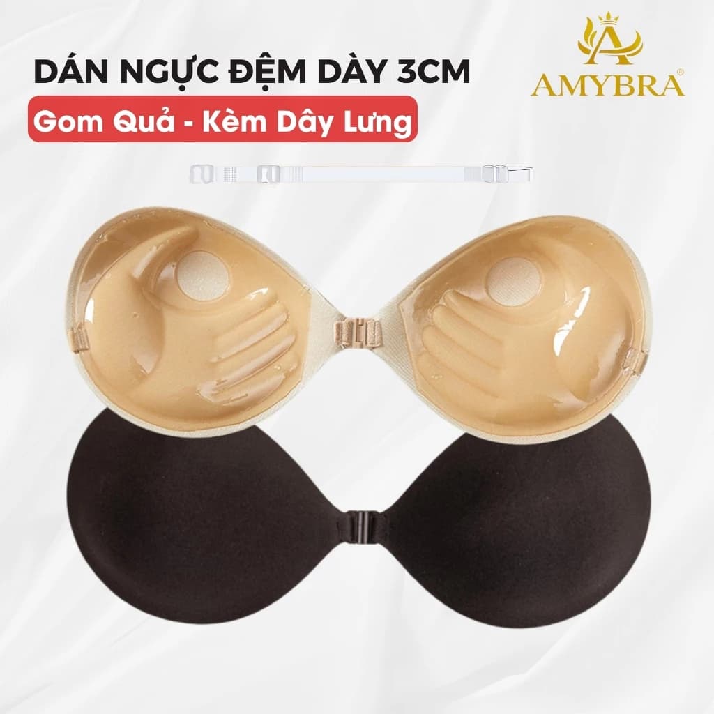 Miếng Dán Ngực Nữ Cài Trước – Áo Dán Nâng Ngực Độn Tự Nhiên AMYBRA D0127