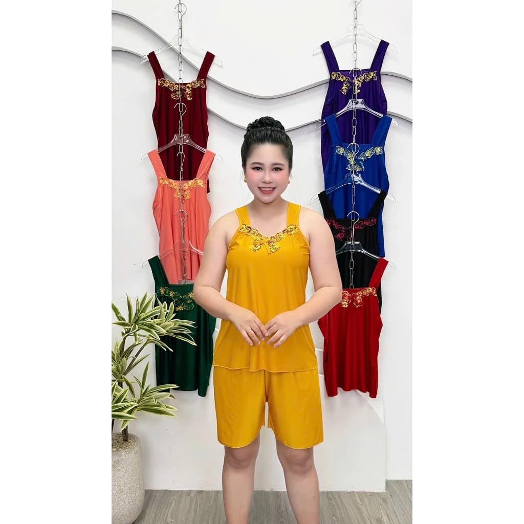 BỘ ĐÙI THUN LẠNH PHỐI REN ĐẸP SIZE 40-75KG