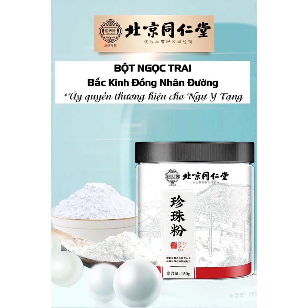 Bột Ngọc Trai nguyên chất 100% đắp mặt nạ của Đồng nhân đường