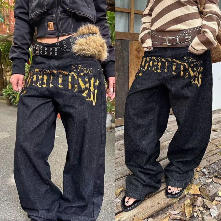 [DEAL MỞ BÁN] Jean Ống Siêu Rộng Street – Signature Front