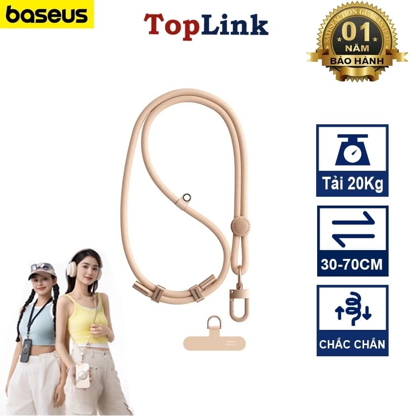 Dây Đeo Điện Thoại Baseus Lanyard for Phone Bền Đẹp Sang Trọng Cá Tính Tải Trọng 20kg Dài 35-70cm