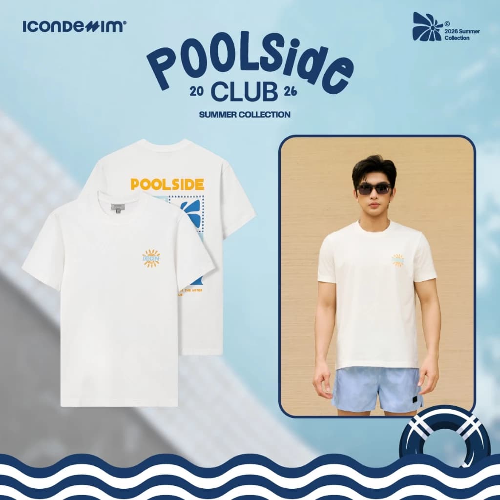 [SUMMER COLLECTION] Áo Thun Nam ICONDENIM Blue Paradise Form Regular ATID0743