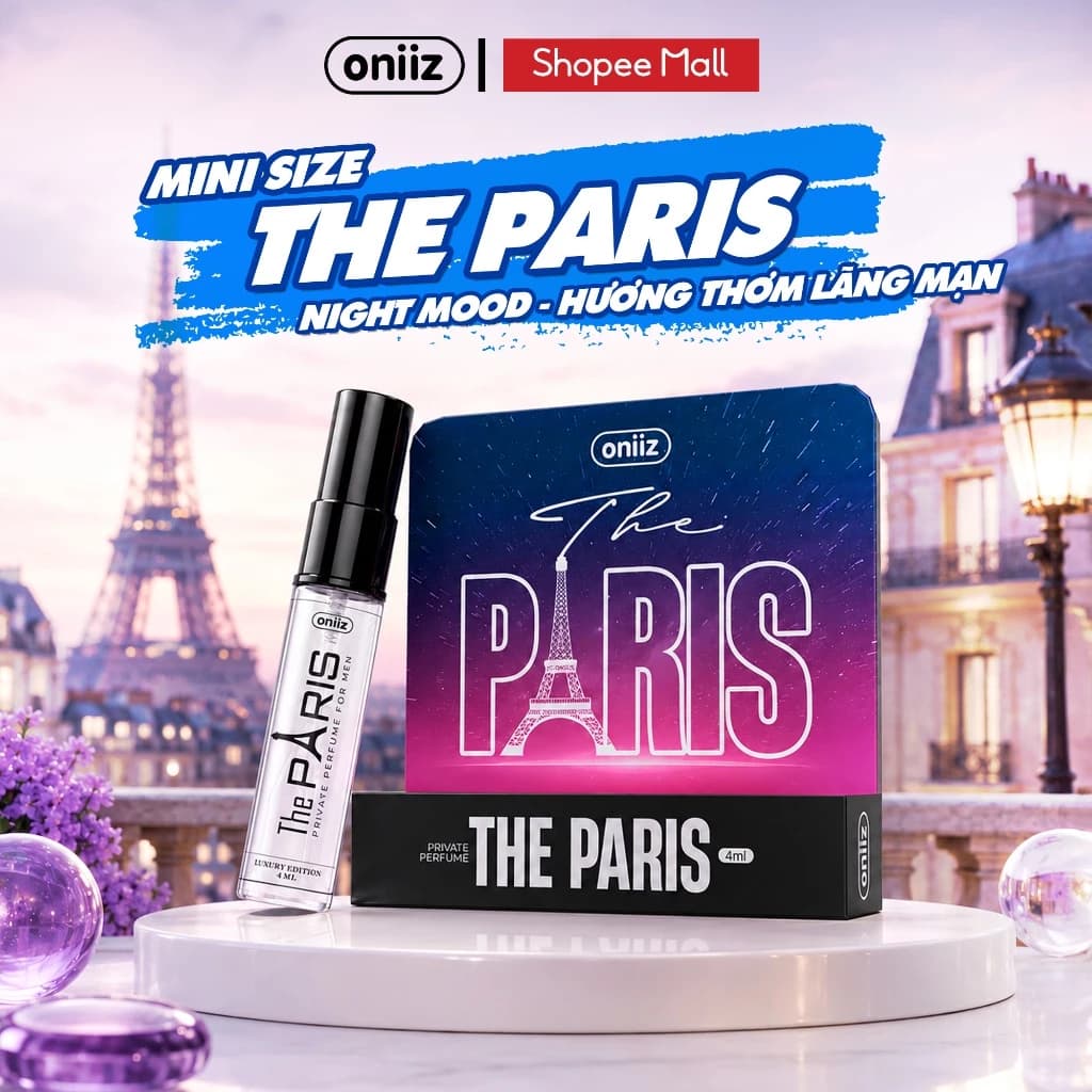 Nước hoa nam giới cao cấp Oniiz - The Paris Minisize 4ml