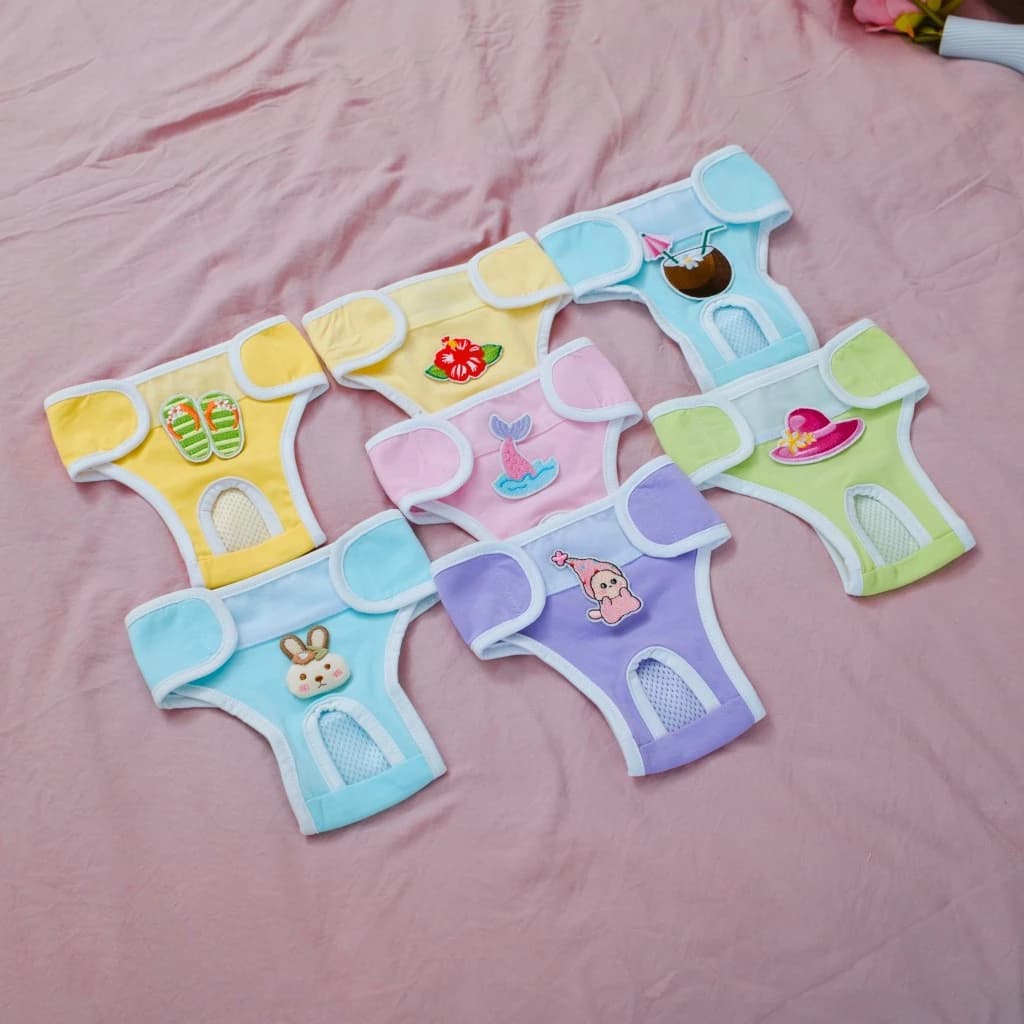 Quần Sinh Lý Cho Chó Gái, Tả Cho Chó Gái, Tã Quần Chip Sinh Lý Thú Cưng Ngày Rụng Dâu Hiha Pets