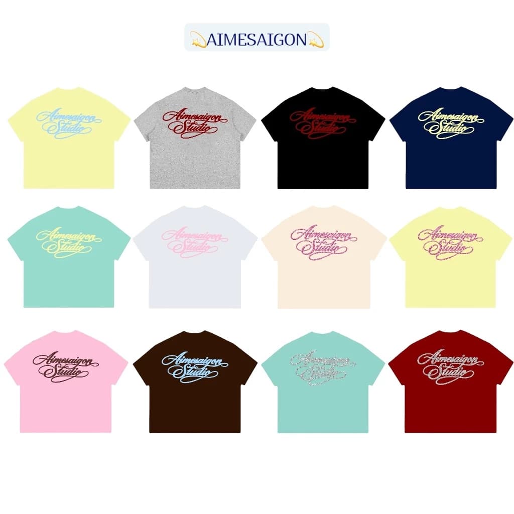 [Link 1] A6 Aimesaigon Áo Thun Boxy Local Brand Form Rộng Tay Ngắn Cotton 250gsm "CHỮ KÍ" Nam Nữ Unisex Hot Trend Mùa Hè