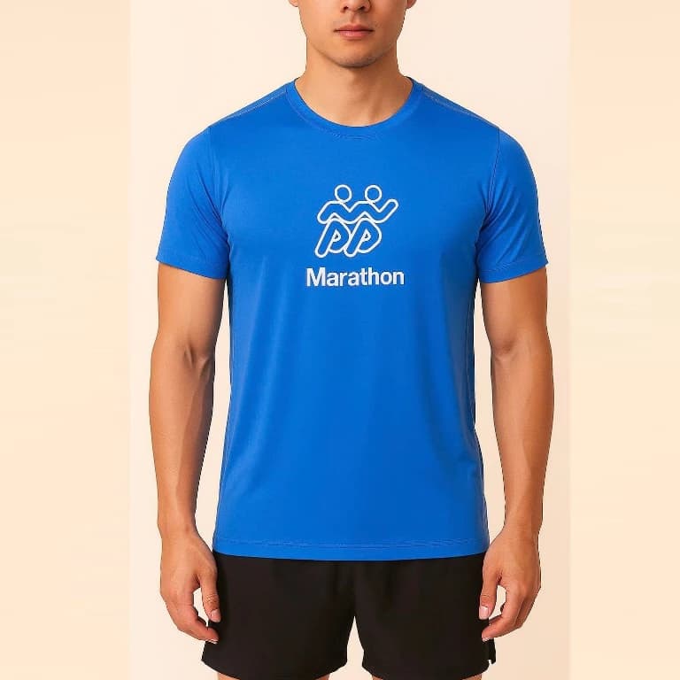 Áo thun nam cộc tay cổ tròn JASEY, áo chạy bộ marathon, chất vải thể thao, thoáng mát mã 4106