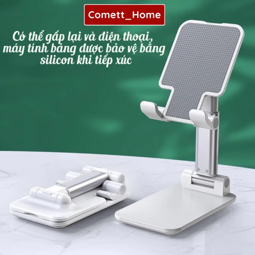 Giá Đỡ Điện Thoại COMET - Kệ Để Điện Thoại iPad Để Bàn Có Thể Gập Gọn, Chống Tê Mỏi Tay, Kiểu Dáng Bắt Mắt