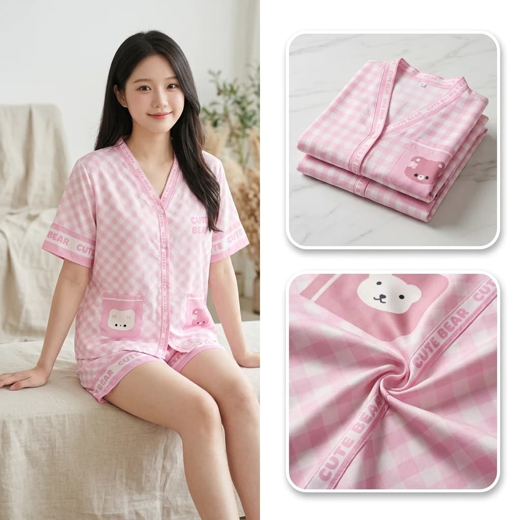 Chill Pijama | Pijama Nữ Tay Cộc Quần Đùi Mềm Mát Đồ Ngủ Nữ Mặc Nhà Cao Cấp Size 40-69kg