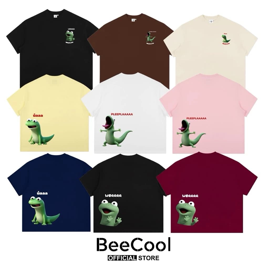 [TOM LIZARD COLLECTION] Áo thun Boxy in hình Chú Thằn Lằn vui nhộn brand chất Cotton Premium 250Gsm