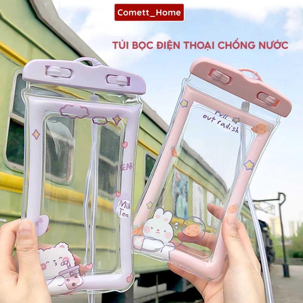Túi Đựng Điện Thoại Chống Nước Có Dây Đeo Bọc Điện Thoại Du Lịch Dã Ngoại Đi Xe