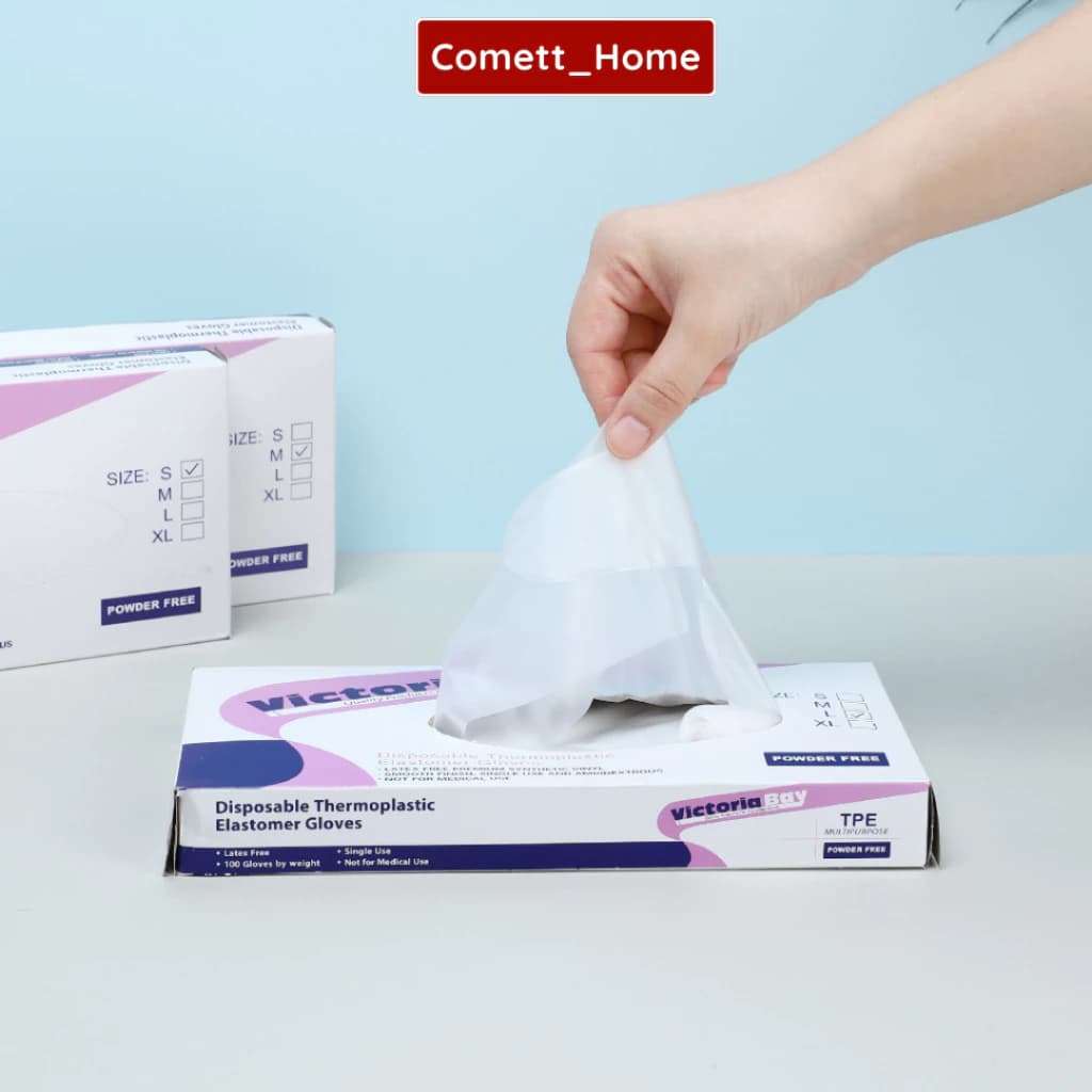 Găng Tay COMET Nấu Ăn Victoria Bay Chất Liệu TPE Không Mùi Chống Nhăn An Toàn Khi Sử Dụng