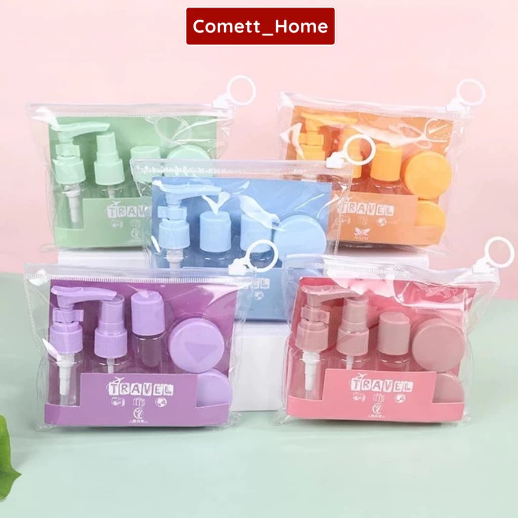 Dụng Cụ Chiết Mỹ Phẩm Travel - Bộ Chiết Mỹ Phẩm Du Lịch Cao Cấp Gồm 5 Món Tiện Lợi Dễ Sử Dụng