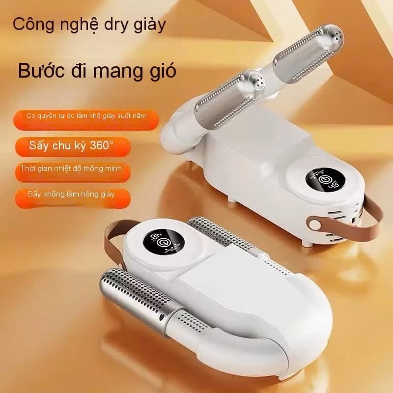 Máy Sấy Giầy Khử Mùi Đa Năng Giày Tất Găng Tay Bằng Tia Cực Tím Loại Cao Cấp Nhiệt Toả Đều Không Gây Hư Hỏng Giày