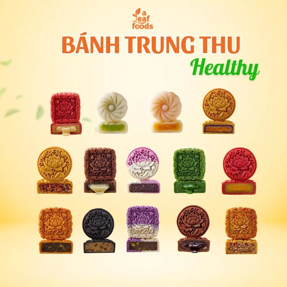 Bánh trung thu healthy cao cấp 2026 Baki ít ngọt, không phẩm màu, nhiều vị 150gr [CHƯA KÈM HỘP]