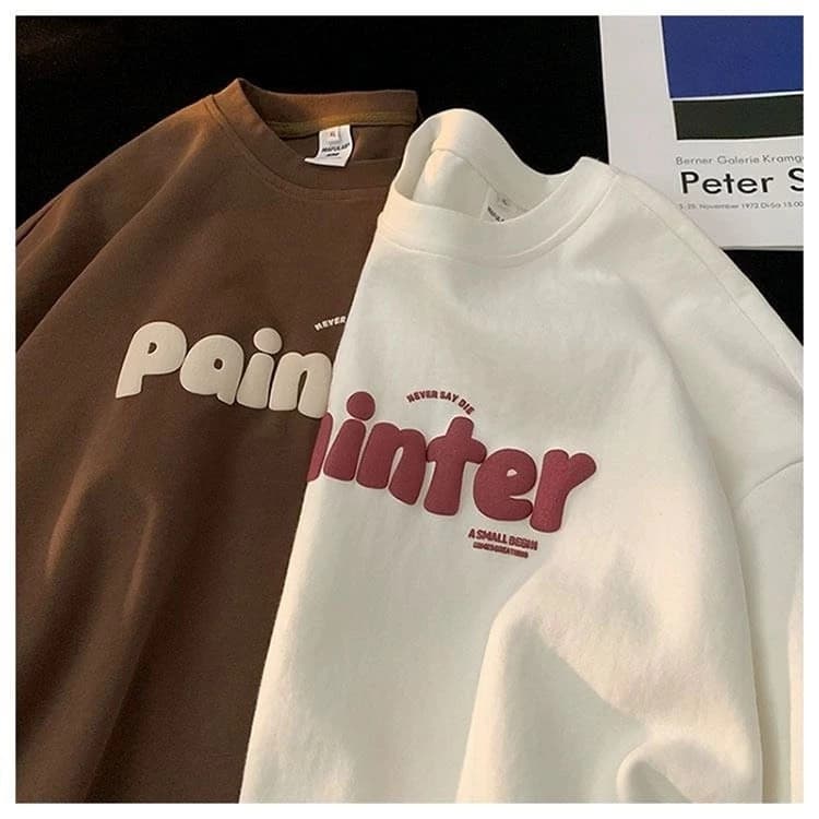 Áo Thun Phông Nữ LOCAL BRAND KONOVA Form Rộng PAINTER Cotton Thoáng Mát
