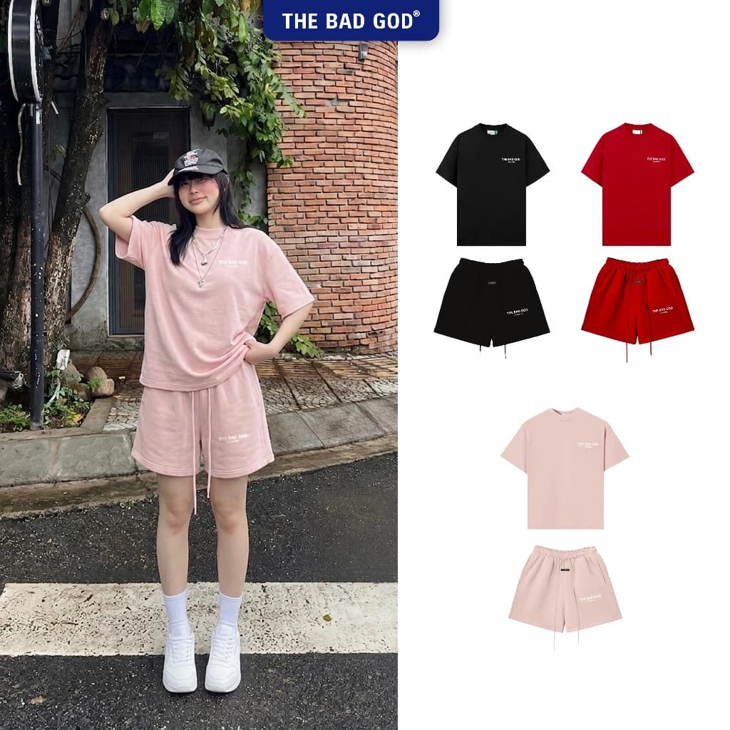 Set Bộ Nữ The Bad God Serenity - Bộ Thun Mùa Hè Form Regular, Vải Umi 2 Da, In PET Cao Cấp