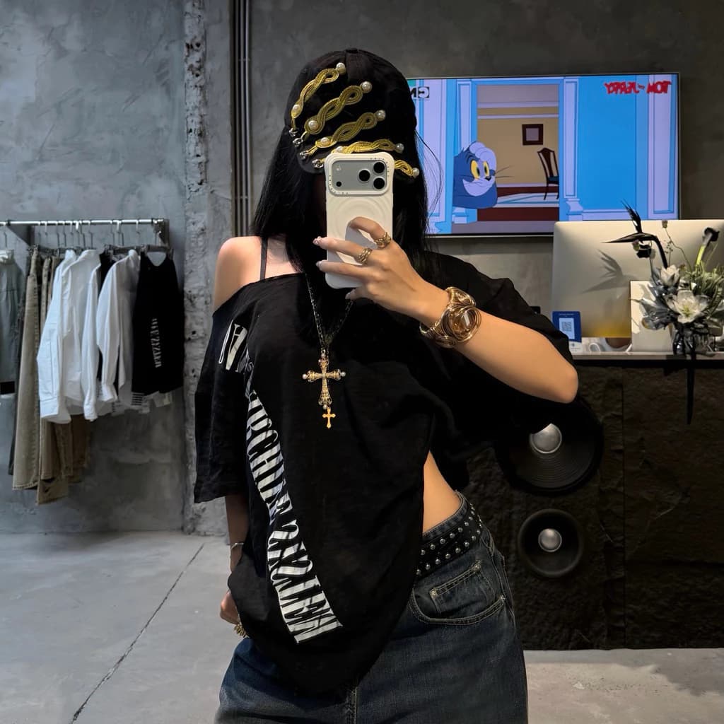 [ DAS SHIRT ] Áo thun xượt TRỄ VAI basic daily | DANEJI ARCHIVE SYSTEM