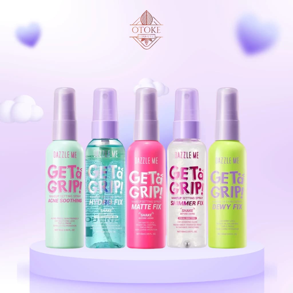 Xịt Khóa Makeup DAZZLE ME Acne Soothing Lâu Trôi, Dưỡng Ẩm Cho mọi loại da 60ml/chai