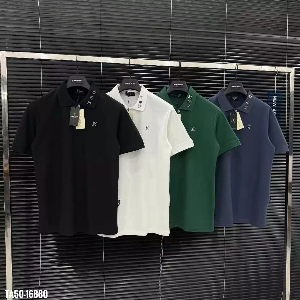 [DEAL MỞ BÁN] Áo Polo Thêu Full Chất Cotton Gai 280gsm Cao Cấp Dày Dặn, Hàng QC HOTTREND