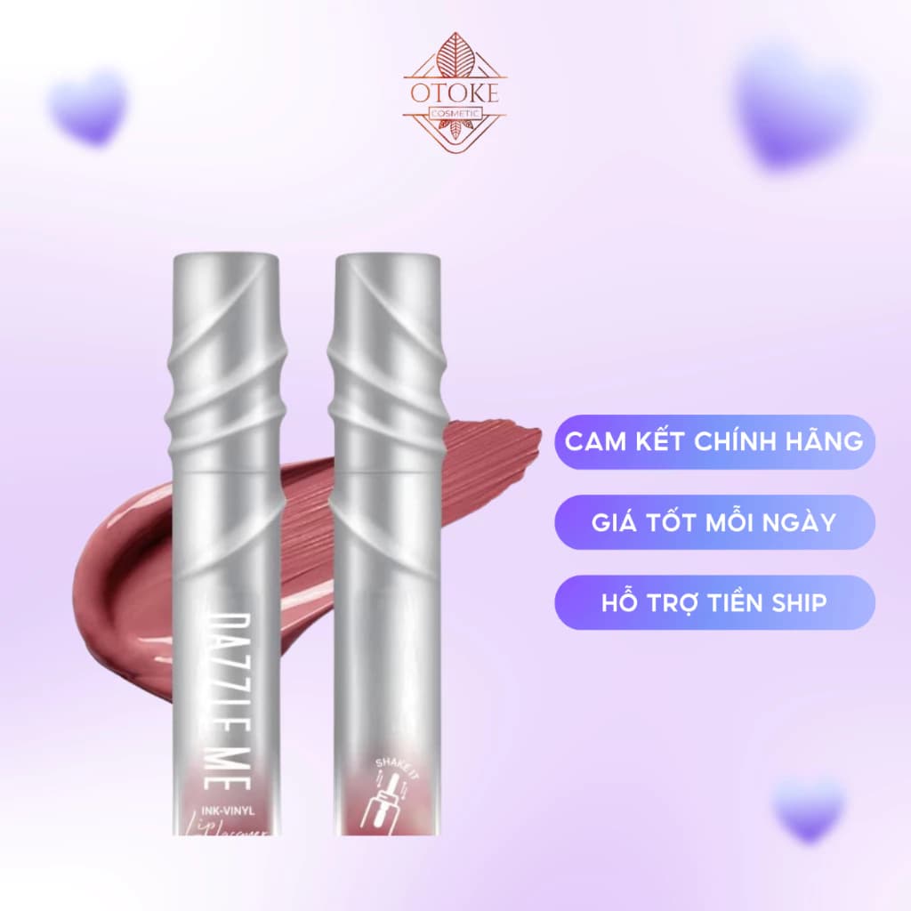 Son kem bóng Dazzle Me Ink-Vinyl Lip Lacquer lâu trôi mịn màng 2.5ml