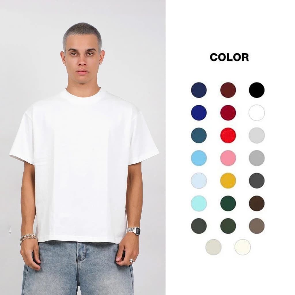 Áo thun trơn from  Basic form Boxy vải premium Cotton chất thun mềm mịn co dãn tốt phù  hợp cho cả nam và nữ