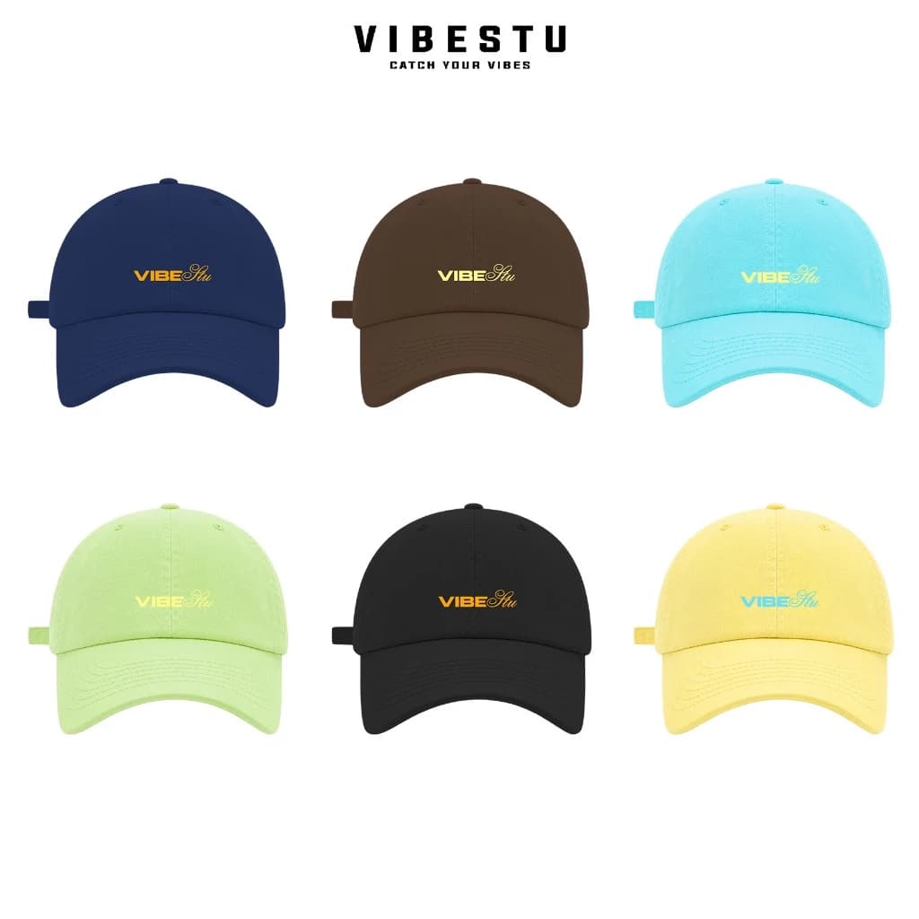 Mũ Lưỡi Trai Nam Nữ Vibestu Thêu Logo, Nón Lưỡi Trai Vải Kaki