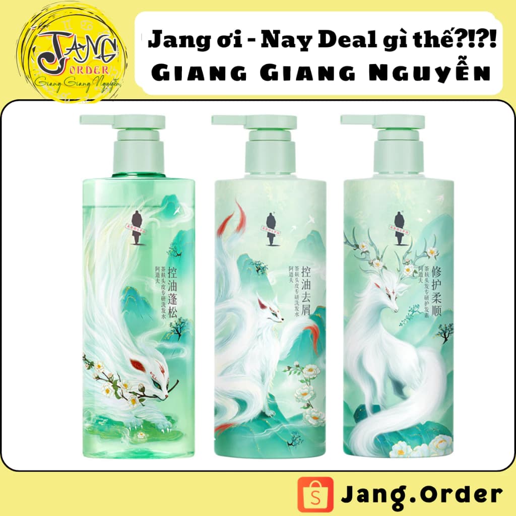 Gội xả Adolph Dòng Trà xanh Tea Seed Scalp Care (Vỏ mới date 2030 - Vỏ cũ date 2028)