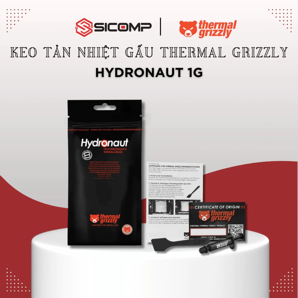 [FULL VAT] KEO TẢN NHIỆT GẤU THERMAL GRIZZLY HÀNG ĐỨC CHUẨN 100%