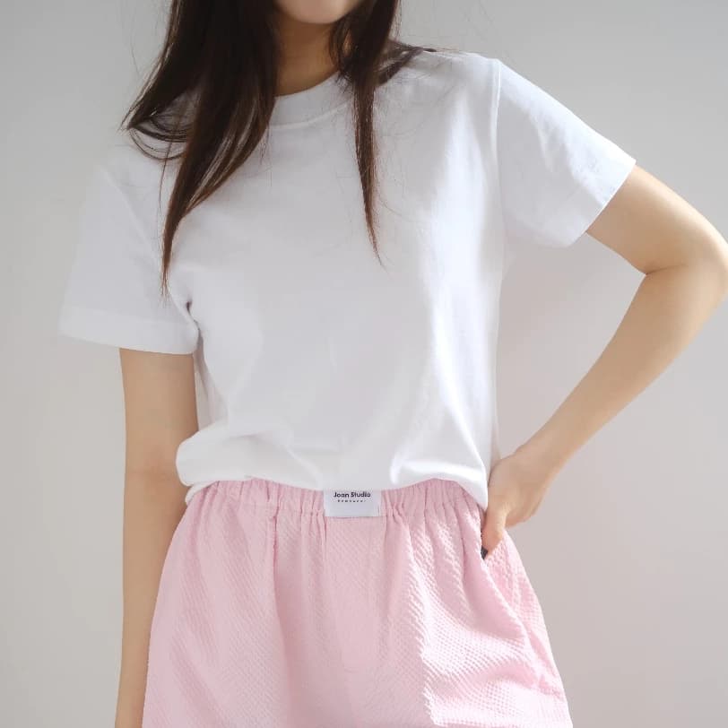 Áo Baby Tee Trơn Tôn Dáng, Chất Vải Cotton Đứng Form Có Chiết Eo, Áo Thun Trơn Nữ, Áo Phông Nữ Trơn