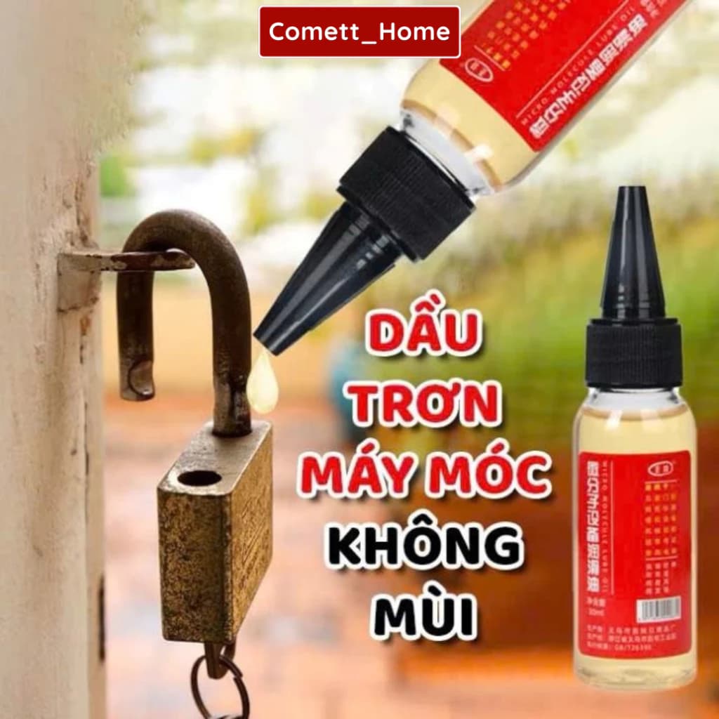 Dầu Bôi Trơn - Dầu Máy Làm Trơn Ổ Khóa, Máy Móc Các Thiết BỊ Gia Dụng Phương Tiện Đi Lại Chống Ăn Mòn, Rỉ Sét Chống Ồn