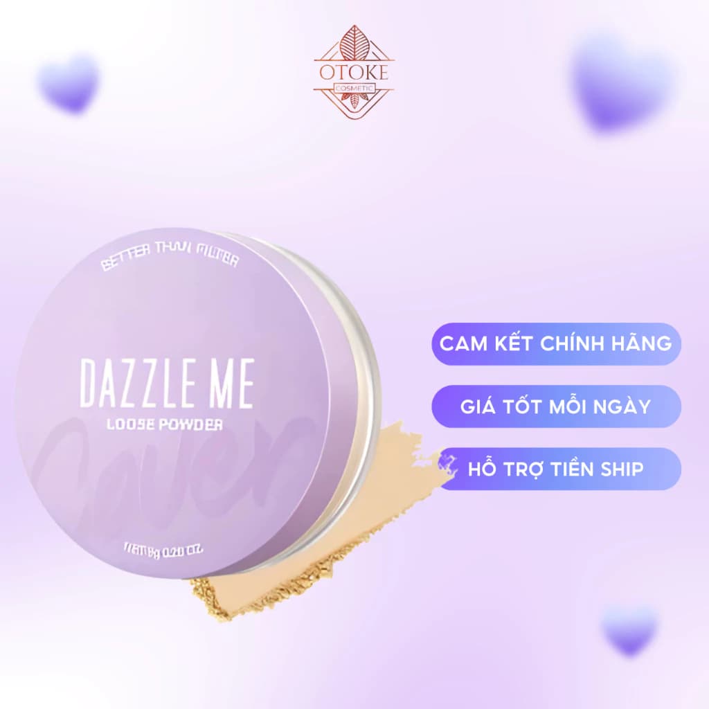 Phấn phủ không màu Dazzle Me Better Than Filter HD Invisible Powder 5g