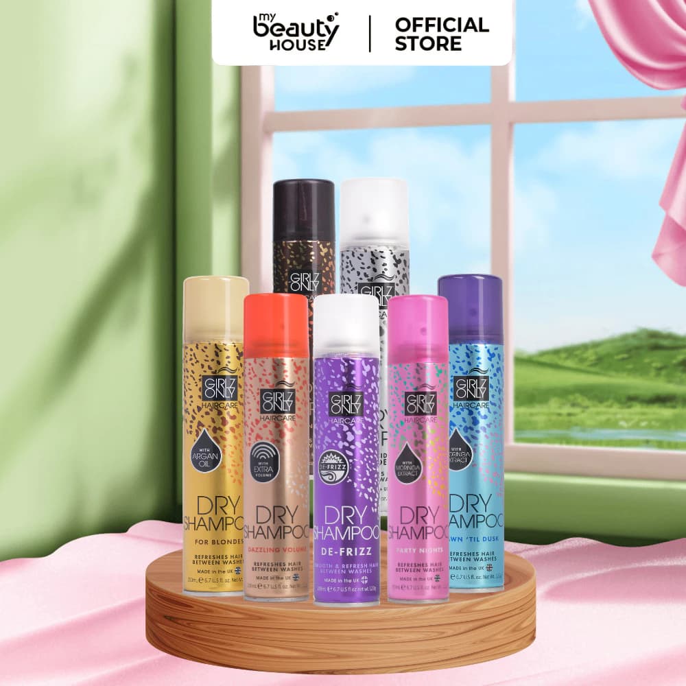 DẦU GỘI KHÔ GIRLZ ONLY DRY SHAMPOO 200ML, phồng tóc gấp đôi chỉ sau 10s lưu hương dài lâu