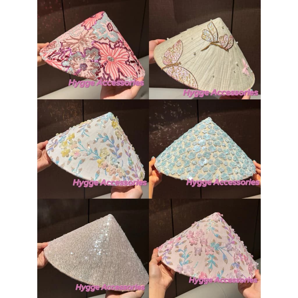 [ĐỌC KĨ MÔ TẢ BÊN DƯỚI] Nón lá kim sa SIZE 33CM NHƯ HÌNH nón lá du lịch  - Phụ kiện thời trang
