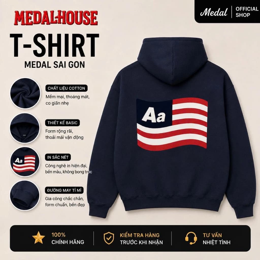 Áo Khoác Hoodie Zip AASTU Thêu Xù USA – Chất Kaki Cotton Dày, Form Unisex MC009