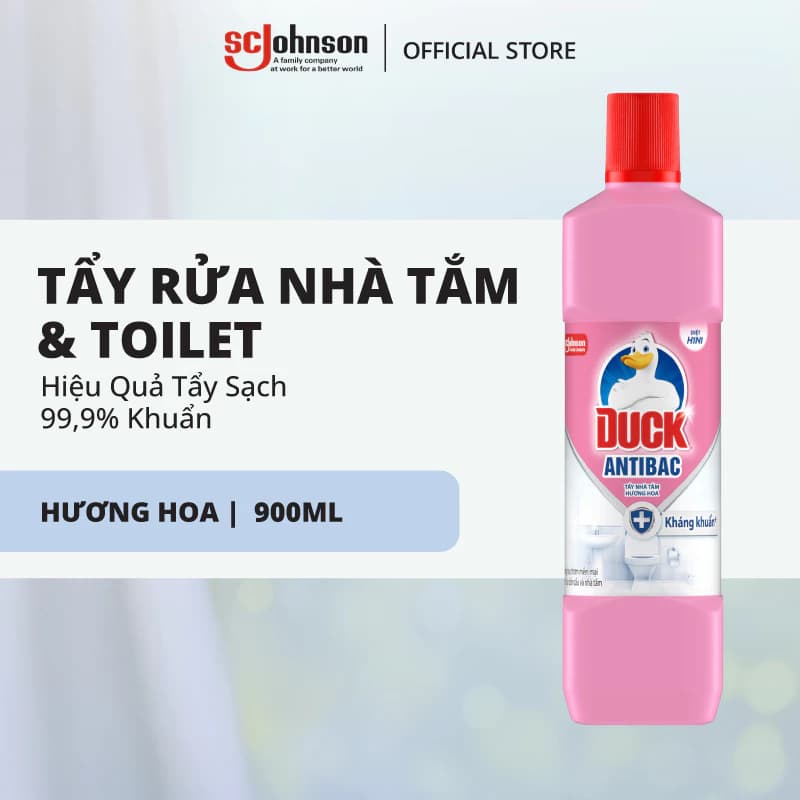 COMBO 3 CHAI DUCK TẨY RỬA NHÀ TẮM 900ML