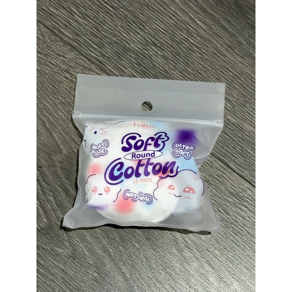 [HÀNG TẶNG KHÔNG BÁN] 01 QT Horus Bông tẩy trang tròn Round Soft Cotton Pads 15pads