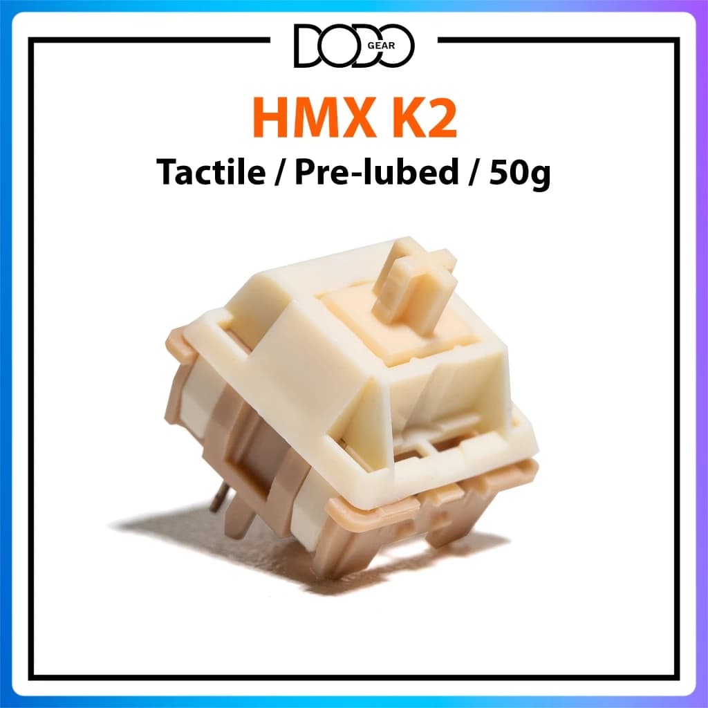Switch HMX K2 5 PIN Tactile 50g công tắc bàn phím Switch HMX K2 DoDo Gear