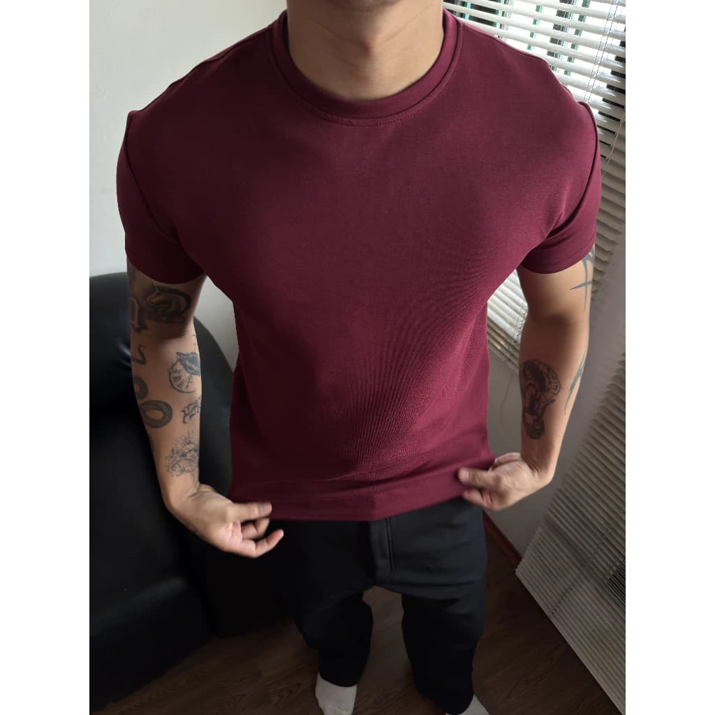 [CLEANFIT] Áo Thun Cleanfit Cổ Tròn Nam Nữ Form Slimfit Tôn Dáng Ôm Vai Bắp Tay WOMAN WAN