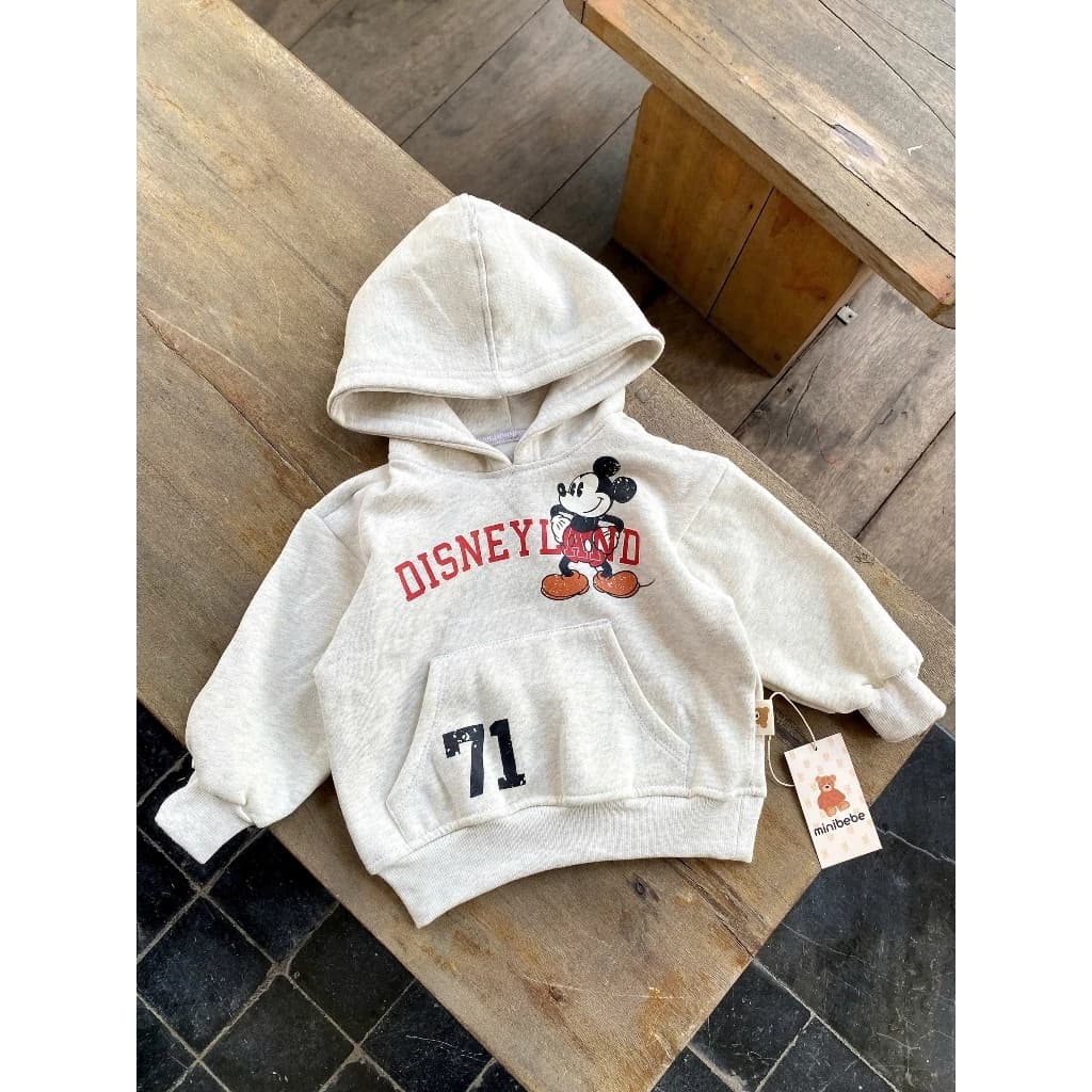 Áo nỉ hoodie bé trai, Áo nỉ bông Mickey số 71 dày dặn ấm áp mùa đông cho bé [9-24kg]