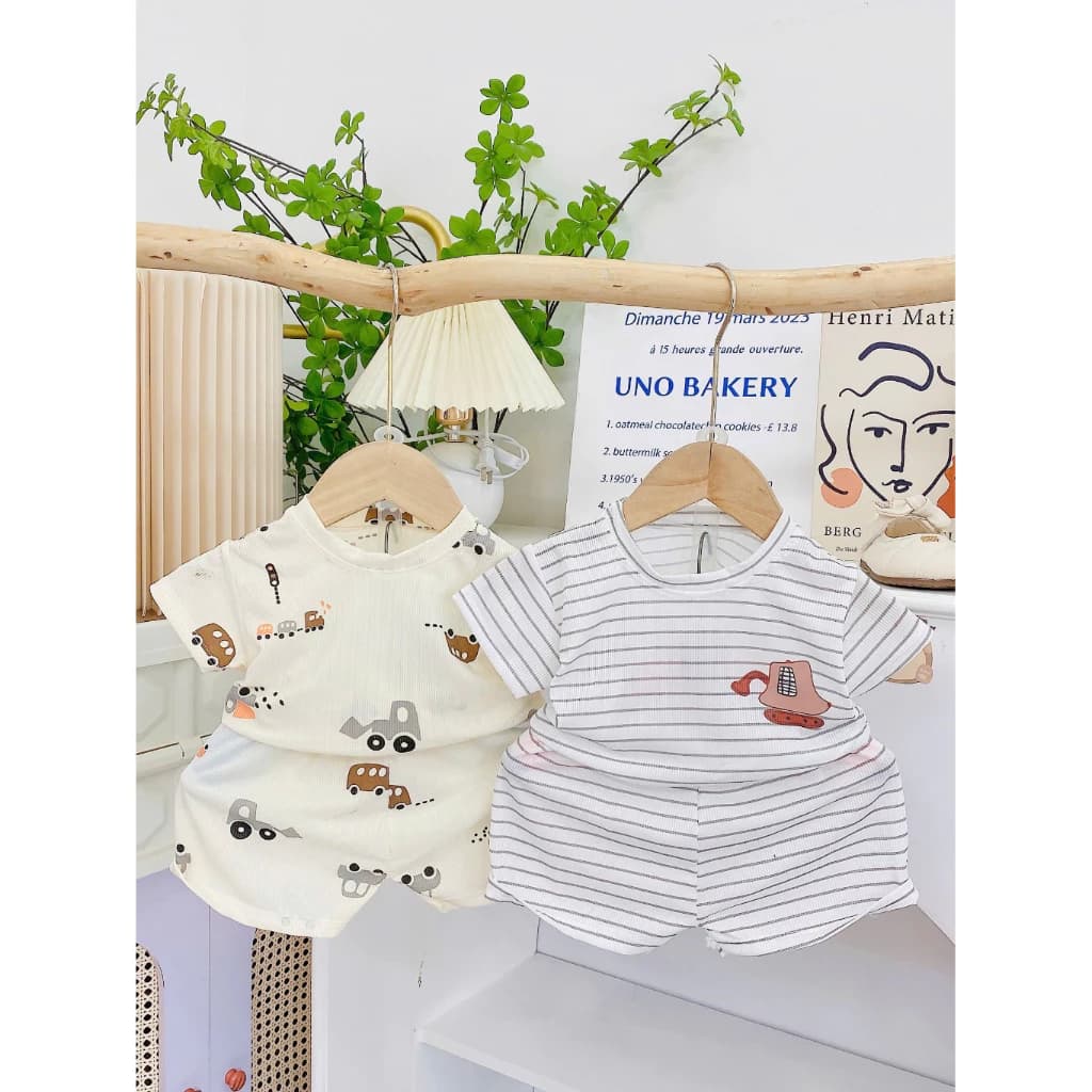 (MS261)Bộ cộc tay tăm lạnh hàng Sài Gòn mát mịn cho bé yêu