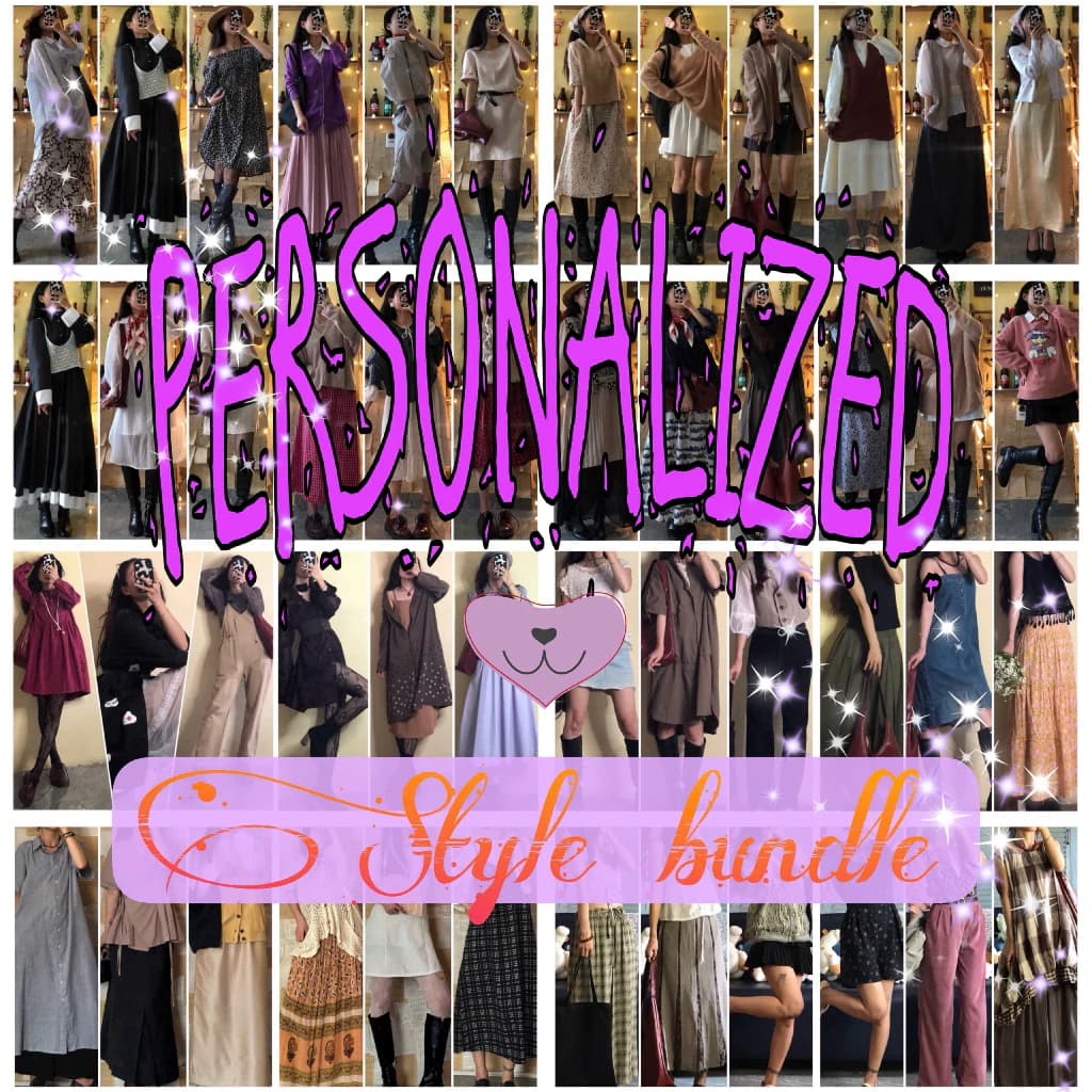 PERSONALIZED STLYLE BUNDLE  - Set đầm váy vintage cá nhân hoá mix theo yêu cầu của bạn, đa dạng phong cách...