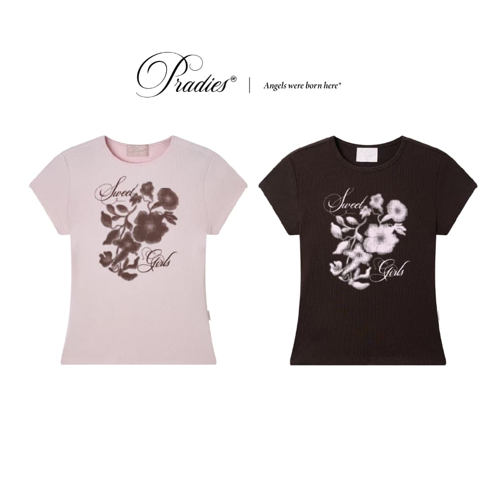 Áo Thun Babytee PRADIES - Sweet Flowers