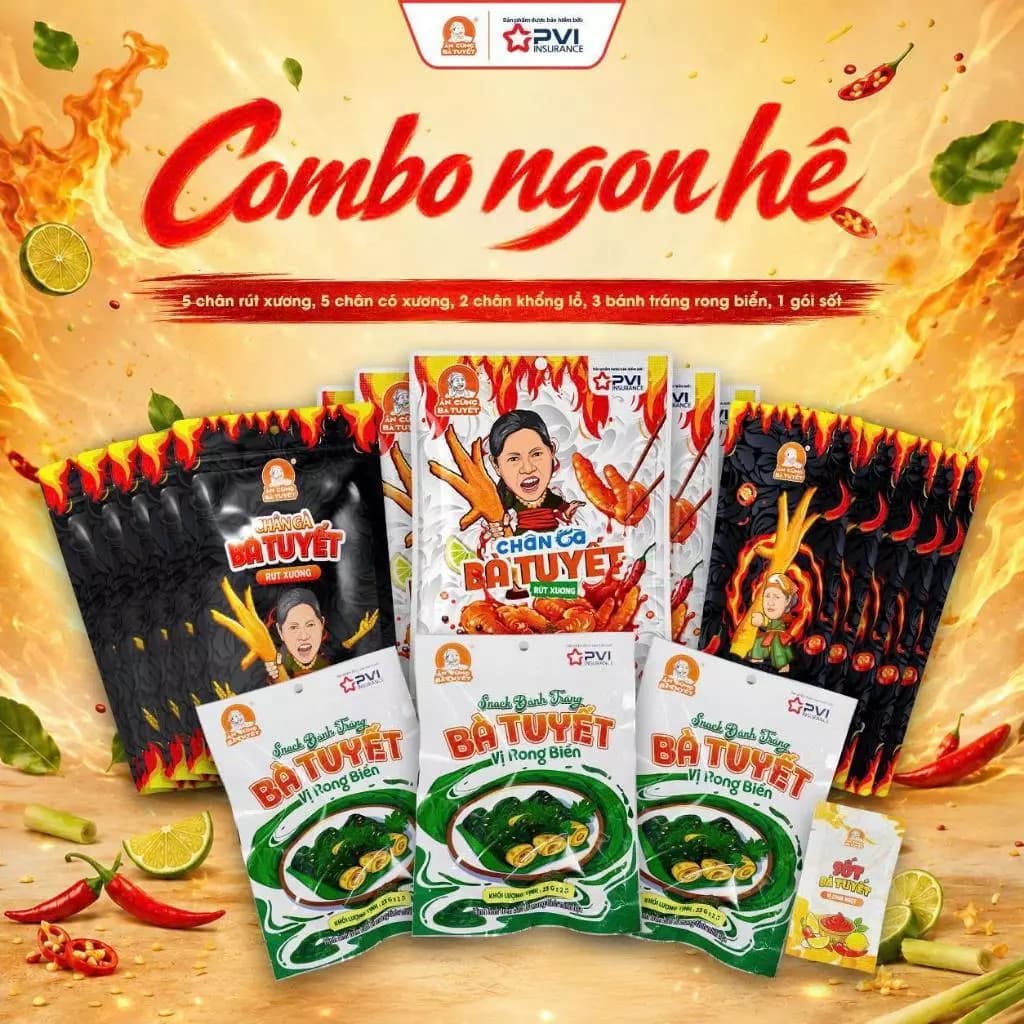 ( ACBTx KOL ) COMBO NGON HÊ - ĂN CÙNG BÀ TUYẾT
